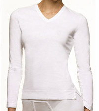 long sleeve vee shirt